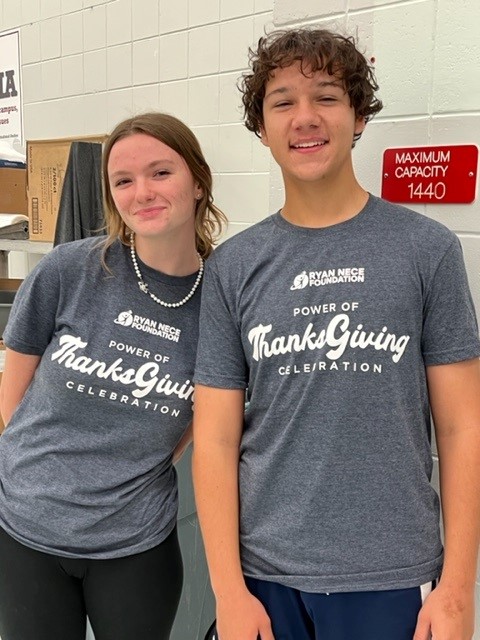 Teens at the Power of ThanksGiving Celebration